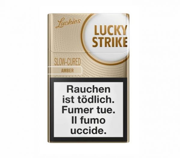 Lucky Strike Amber Box