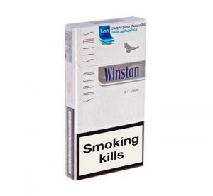 Winston Super Slims Silver